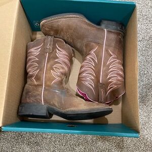 Ariat Firecatcher Y girls boots Rowdy Brown